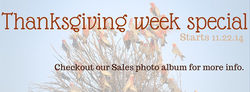 Thanksgiving Week Special FB Banner