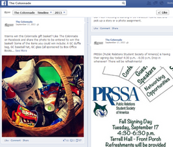 The Colonnade Facebook contest