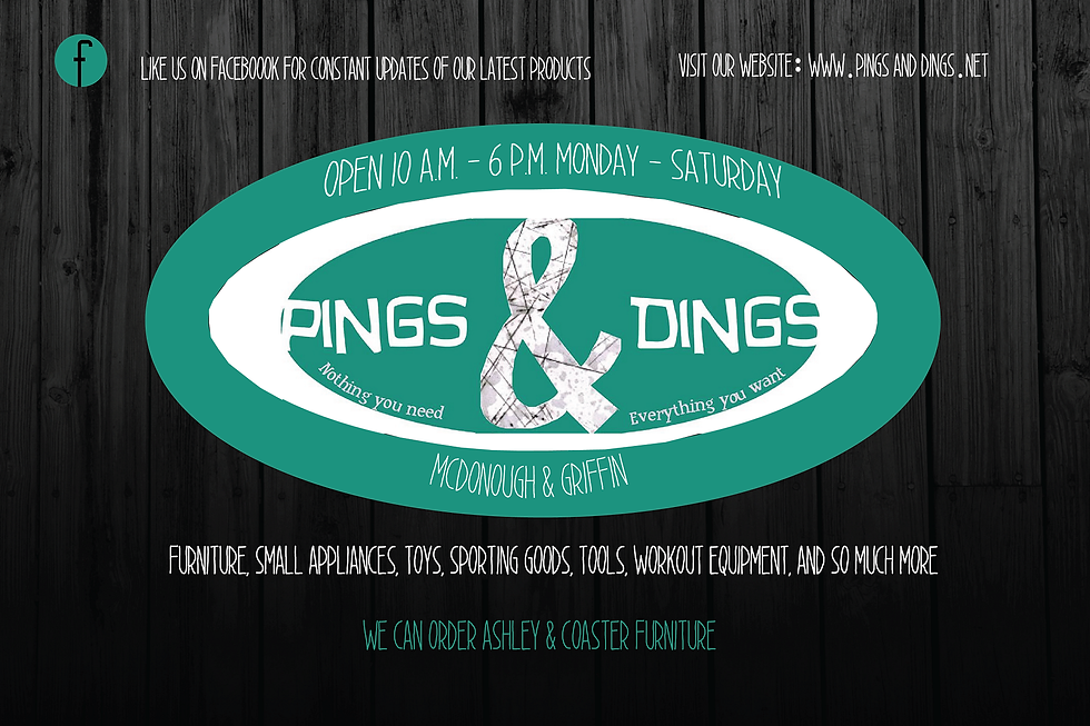 Pings & Dings Event Banner