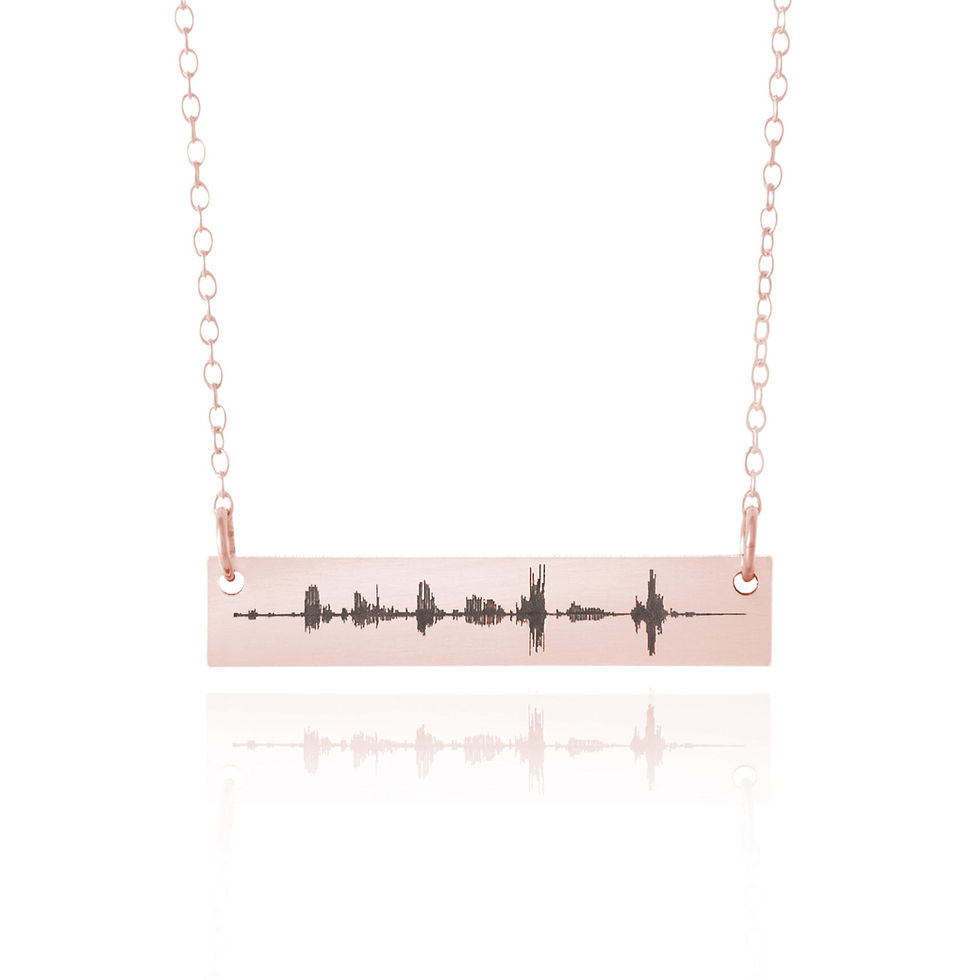 Thumbnail: Custom Sound Wave Necklace