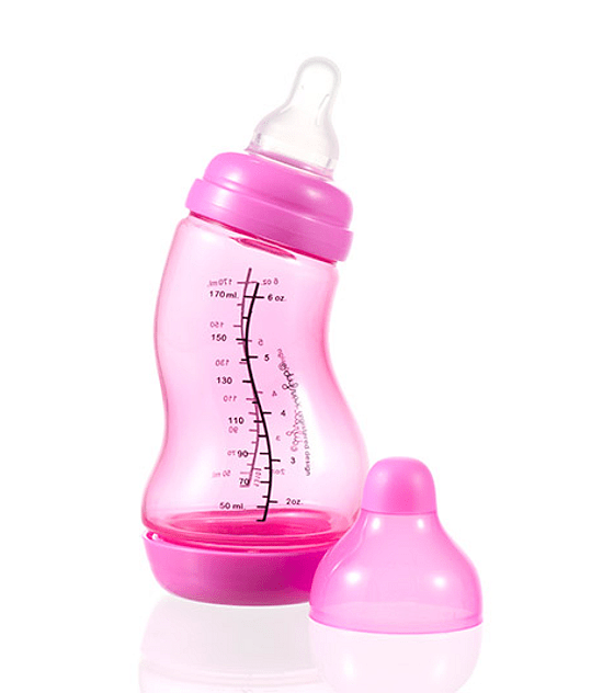 Miniatura: Mamadera rosa 170ml