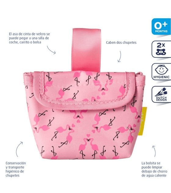 Miniatura: Guarda chupetes flores