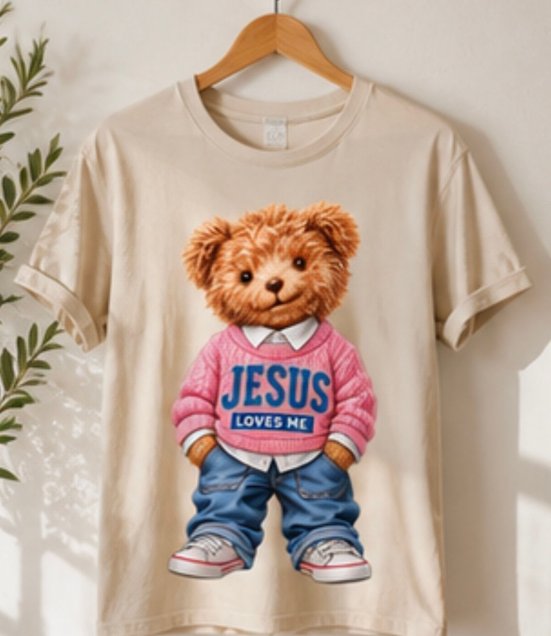 Jesus Loves Me Teddy Bear T-Shirt