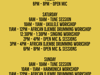 The Boat Stage - Schedule