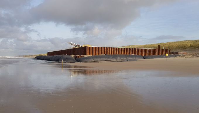 Solmax - Temporary wall wijk aan zee