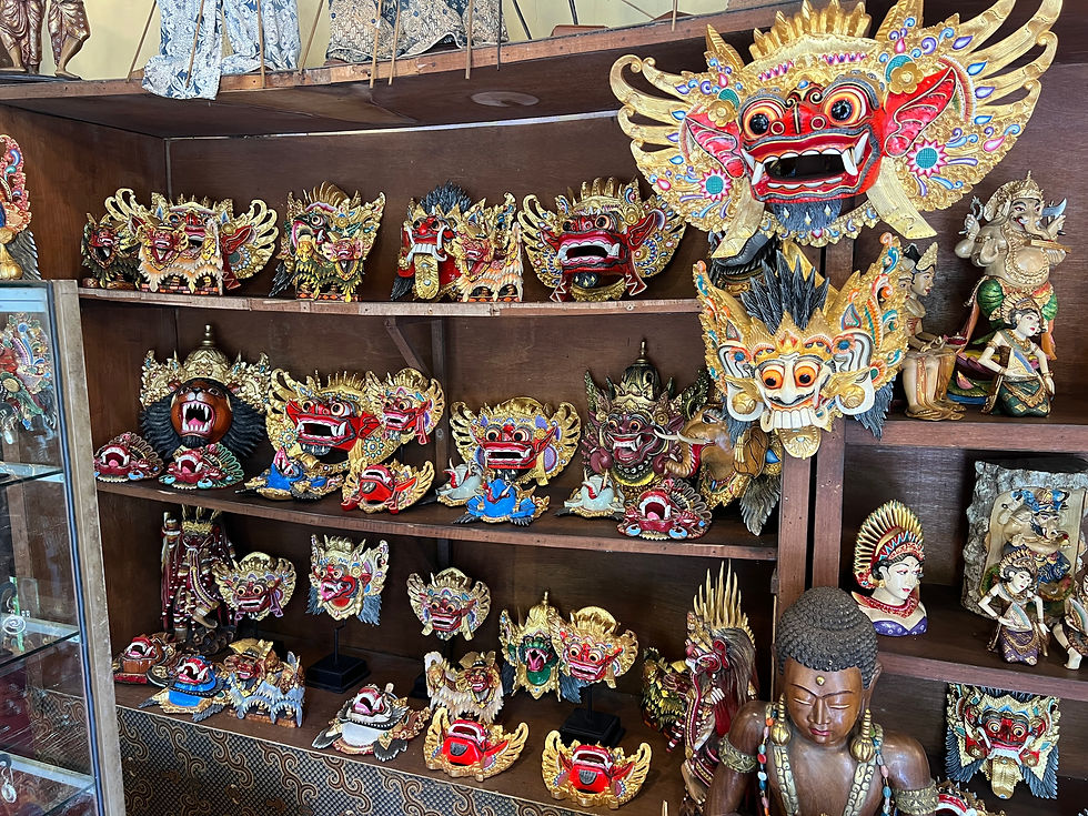 balinese wooden mask