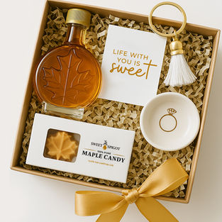 Unique, hand-crafted, bridal gift box