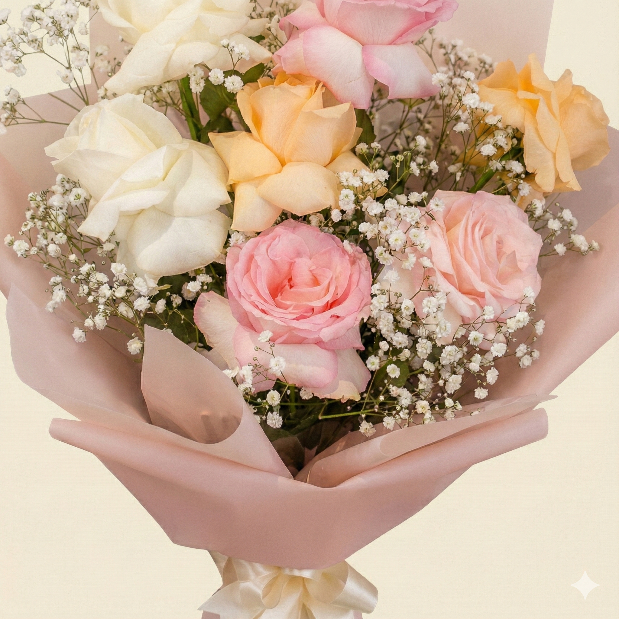 Mixed Pastel Rose