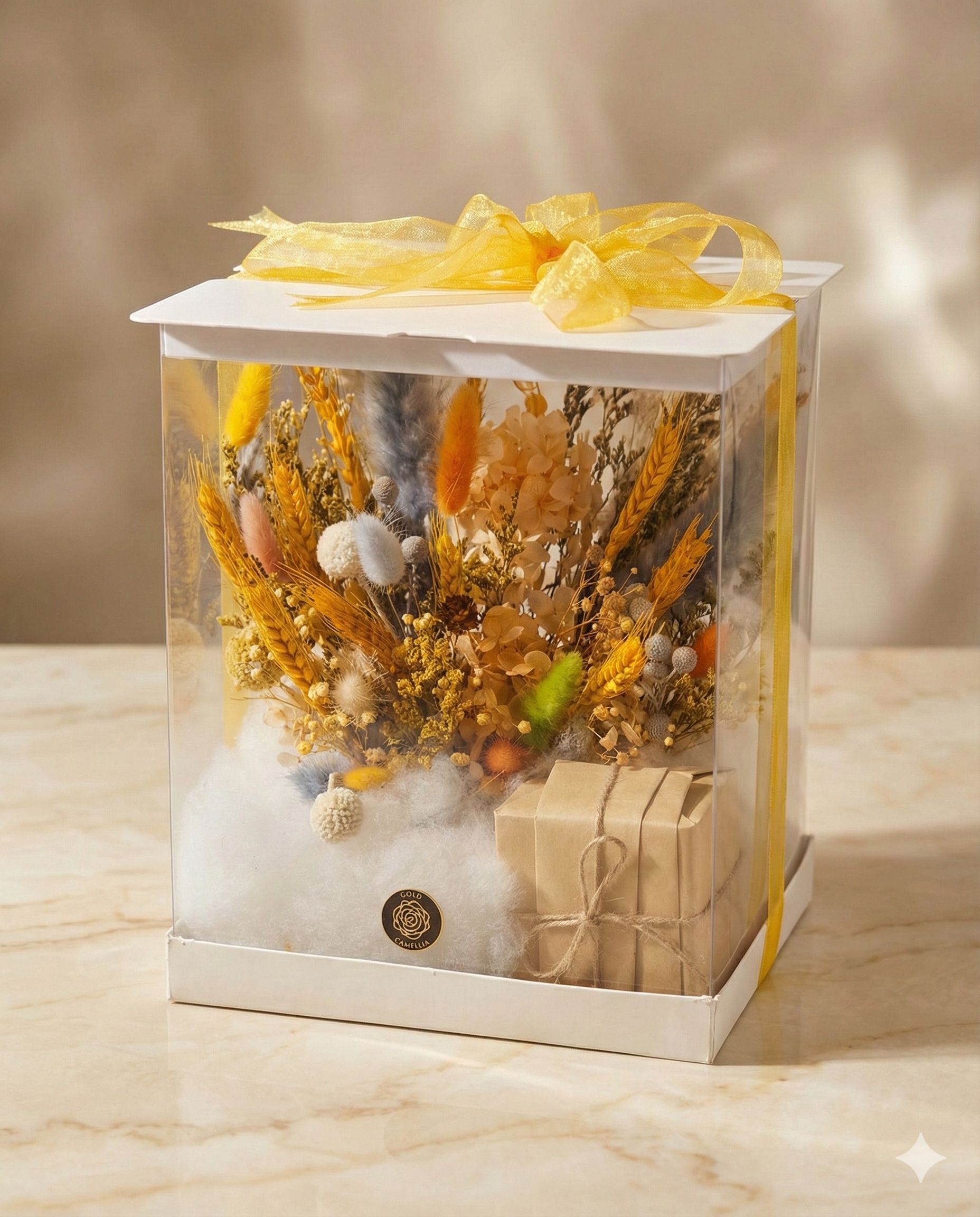 Premium floral keepsake gift box by Gold Camellia