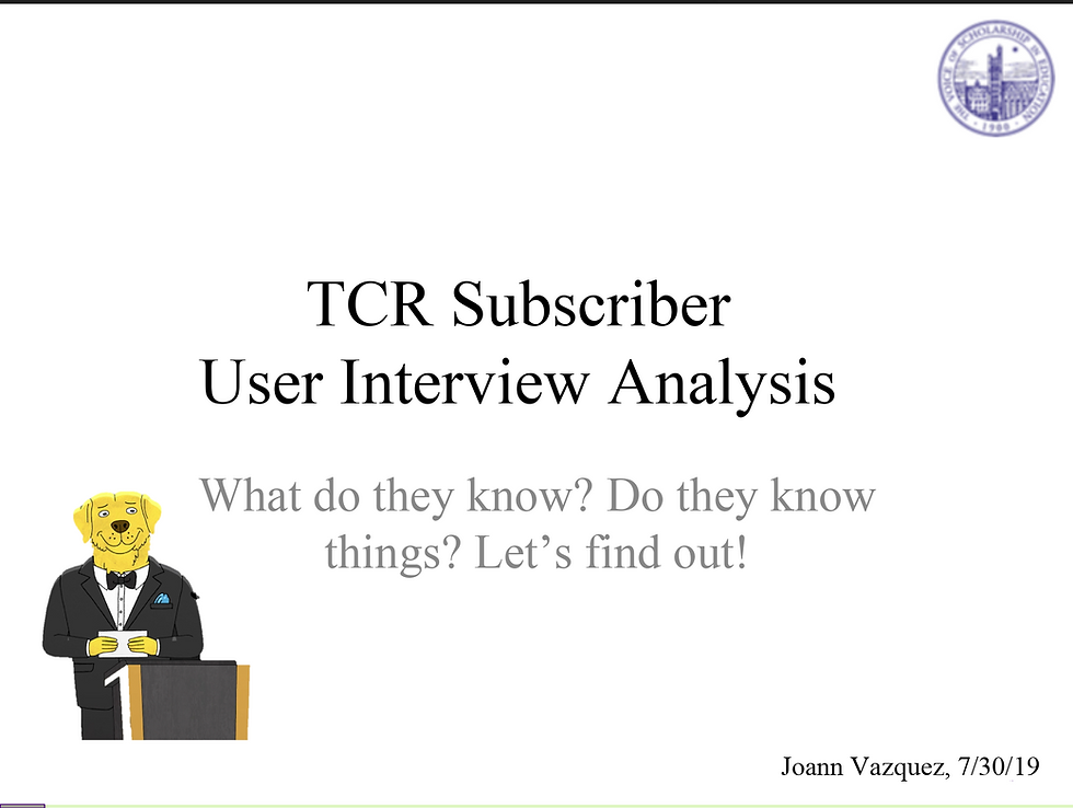 Slide deck title card