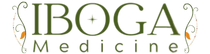 Brand logo representing the sacred healing power of Iboga and the wisdom of traditional medicine.