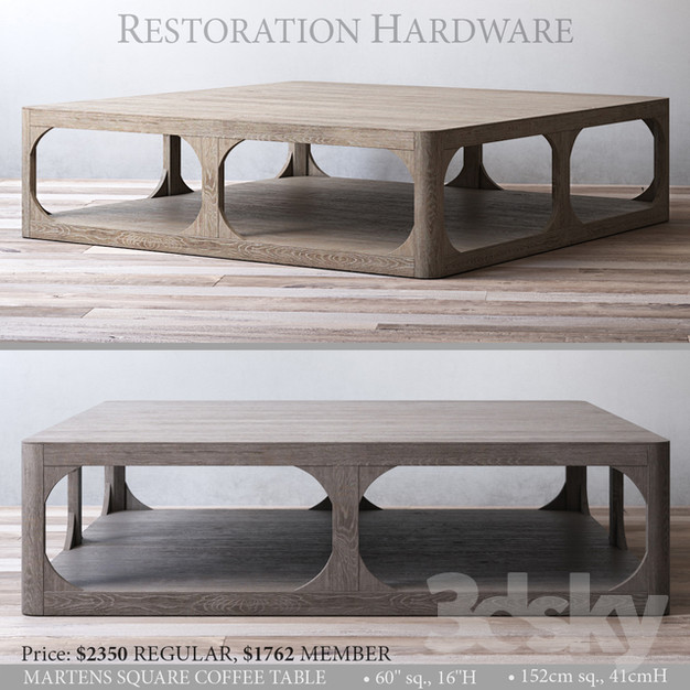 Martens Square Coffee Table