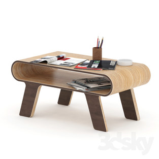 Coffee Table Made of Plywood