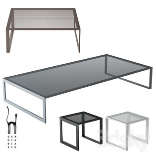 GANDIABLASCO Blau Low Table