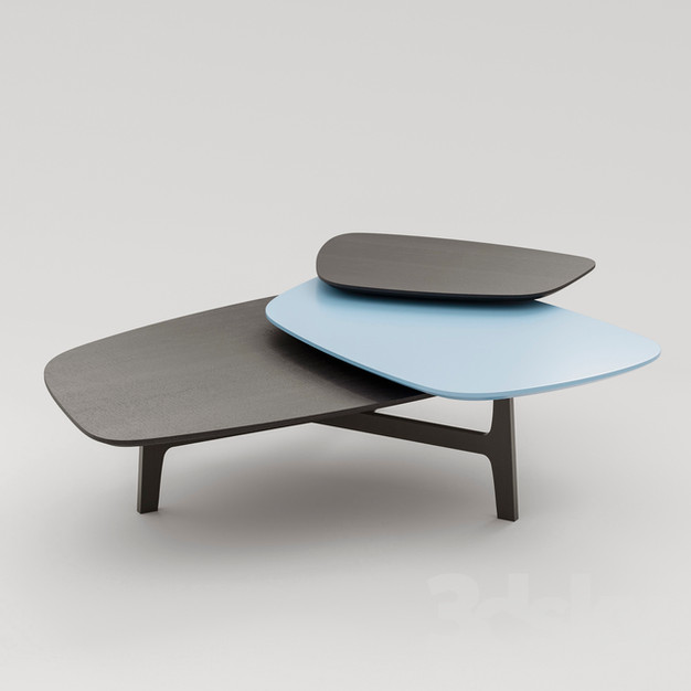 TREKU LORE Low Wooden Coffee Table