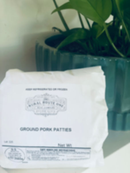 Ground Pork Patties