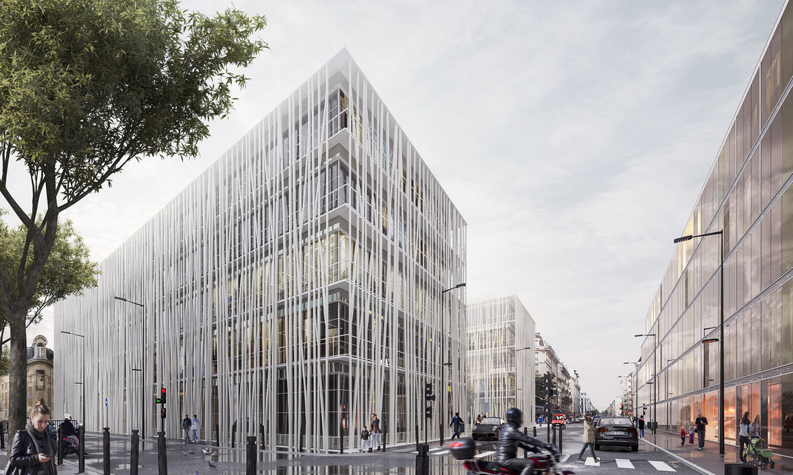 magnifique rendu 3d d'un projet d'architecture de RUDY RICCIOTTI