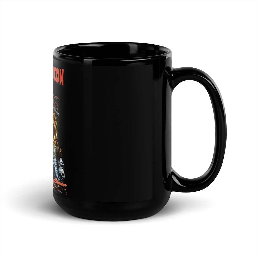 Thumbnail: Pumpkinomicon Year One: Black Glossy Mug