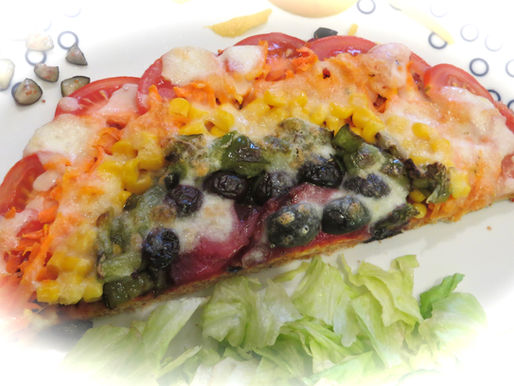 TG's Phyto Powered Rainbow Pizza - serves 2