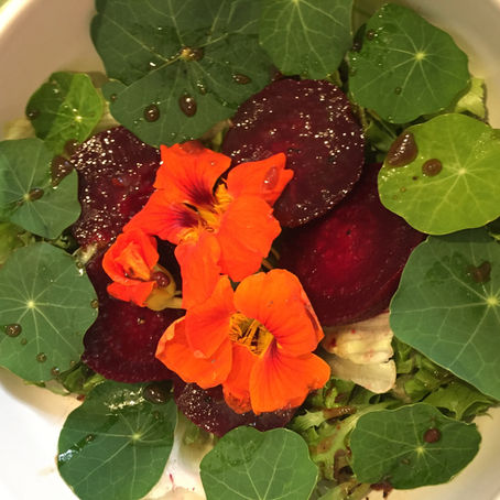 Beetroot and Nasturtium Salad