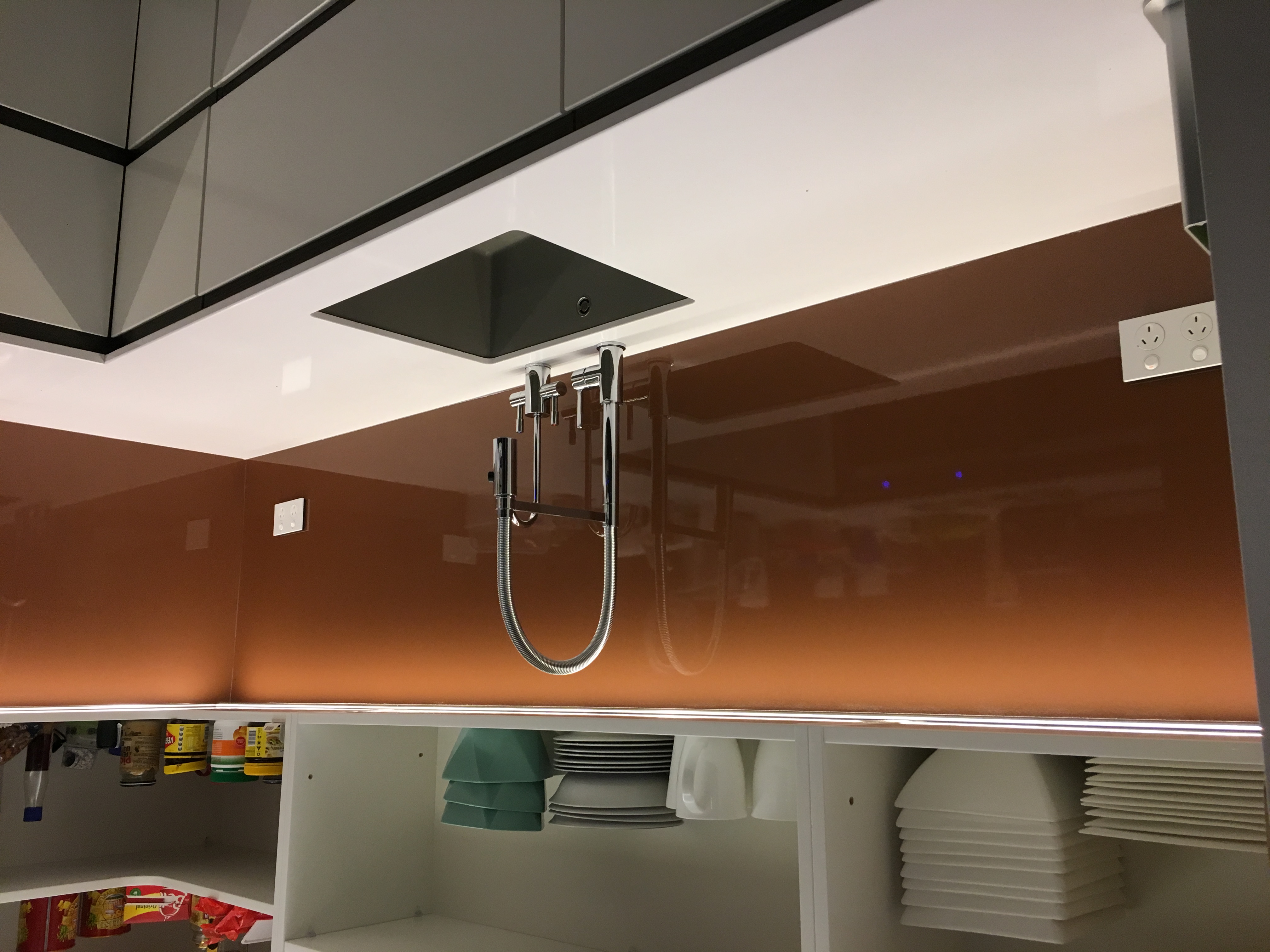 Scullery under cupboard