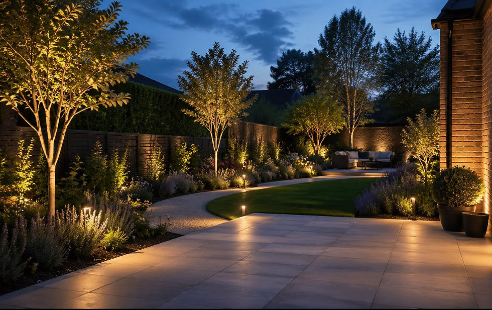 Lighting a Newly Landscaped Garden