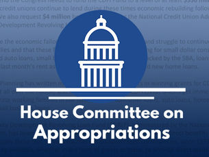 Letter to the House Committee on Appropriations