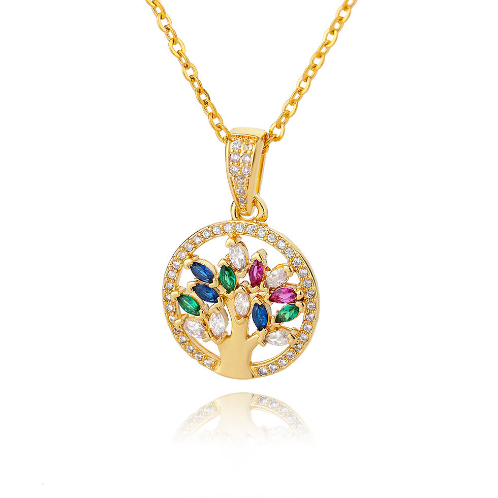 Thumbnail: Tree of Life shine Necklace