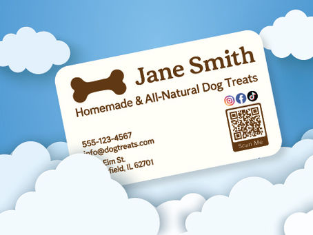 Vendor Business Card for Contact Information