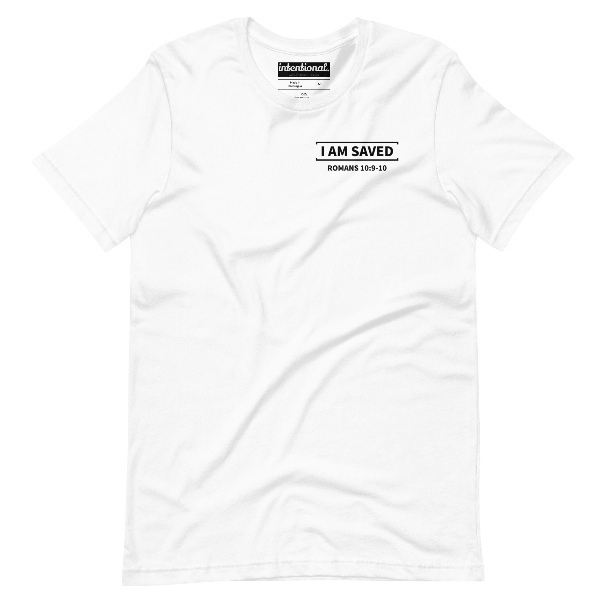 I Am Saved - White (F&B)