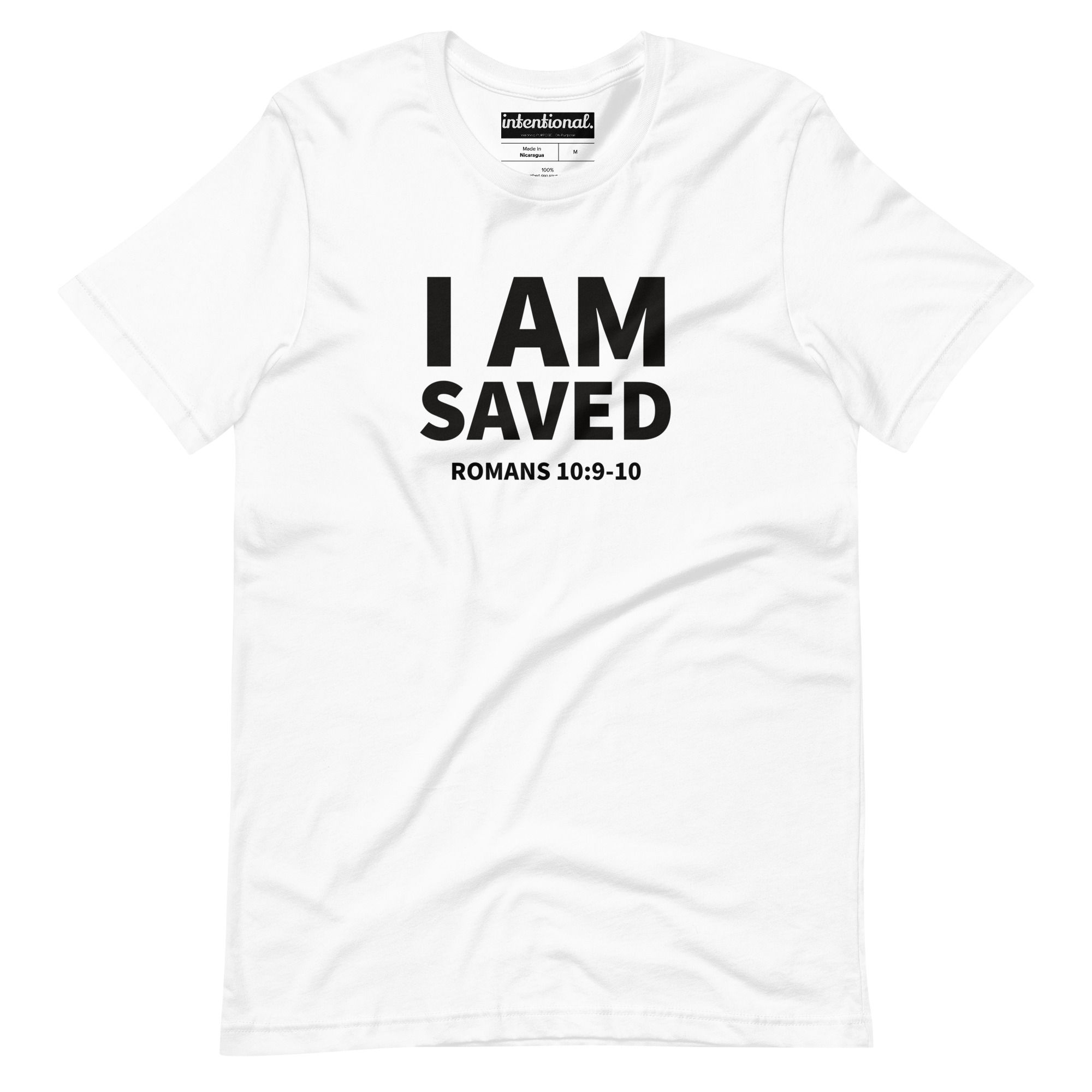 I Am Saved - White