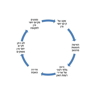 תרשים של מעגל כאב ביחסי-מין