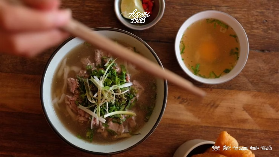Les calories d'un bol de pho