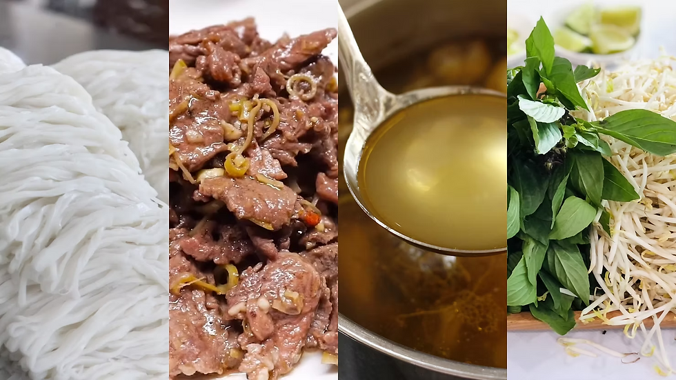 Les calories d'un bol de pho