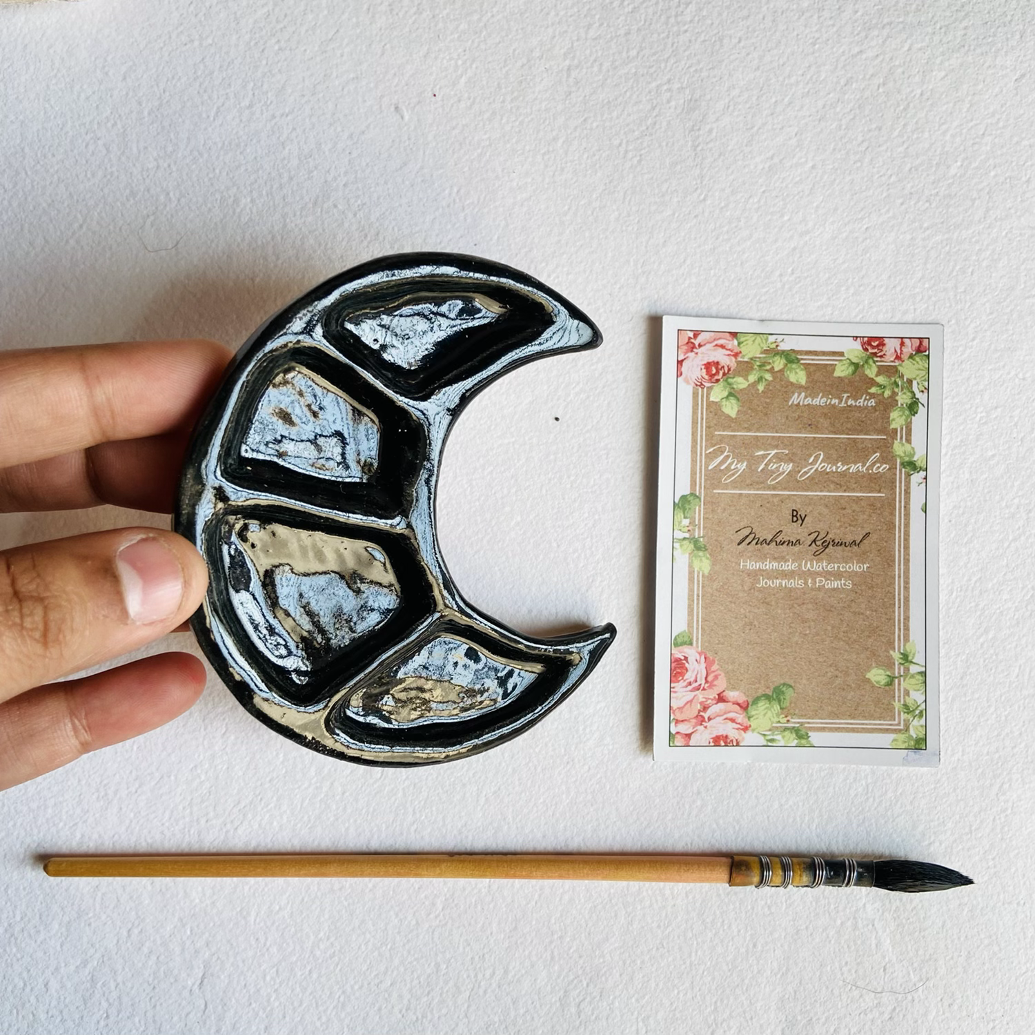 Moon Ceramic Palette by Mytinyjournal