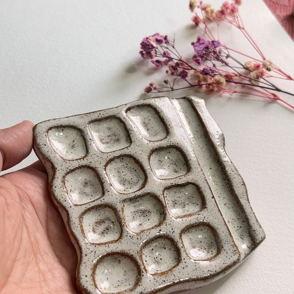 Thumbnail: Organic Speckled square ceramic palette
