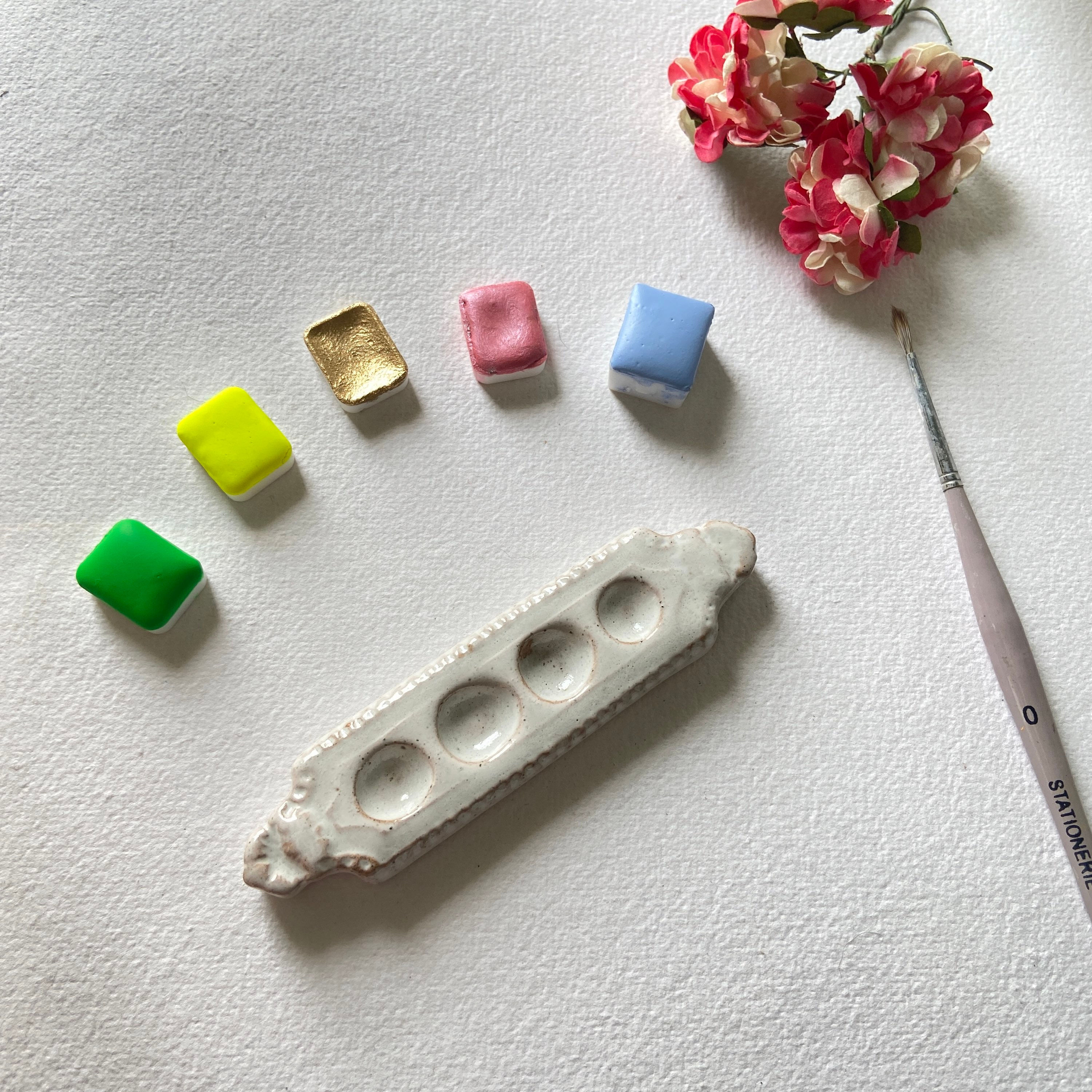 Mini Baroque cute ceramic palette in India