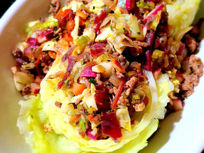 Egg Roll in a CABBAGE Bowl (Gluten-free, no grains, no dairy, no soy)