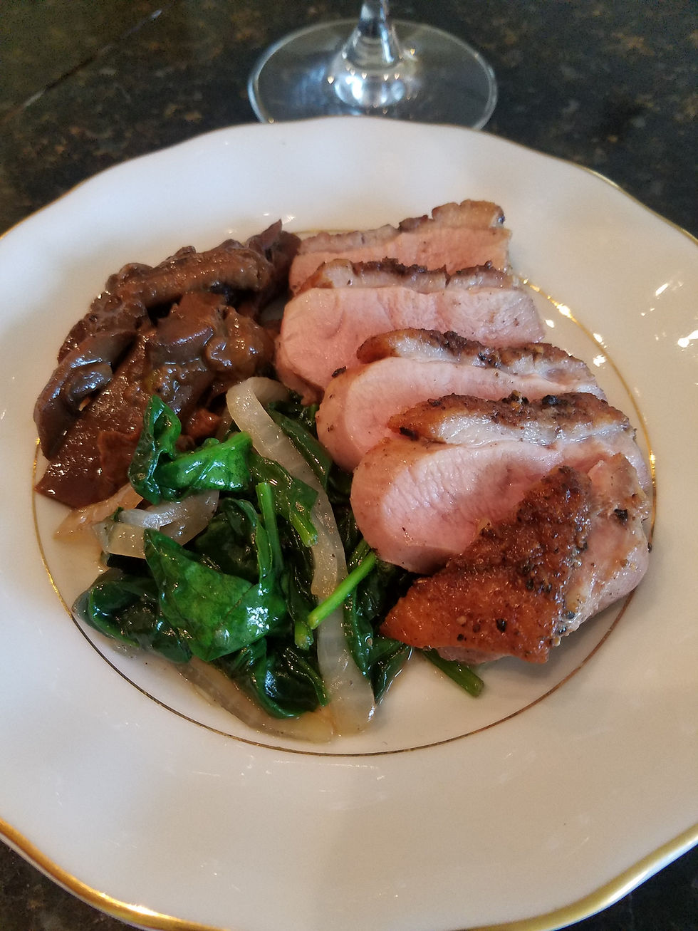 PAN-SEARED DUCK BREASTS