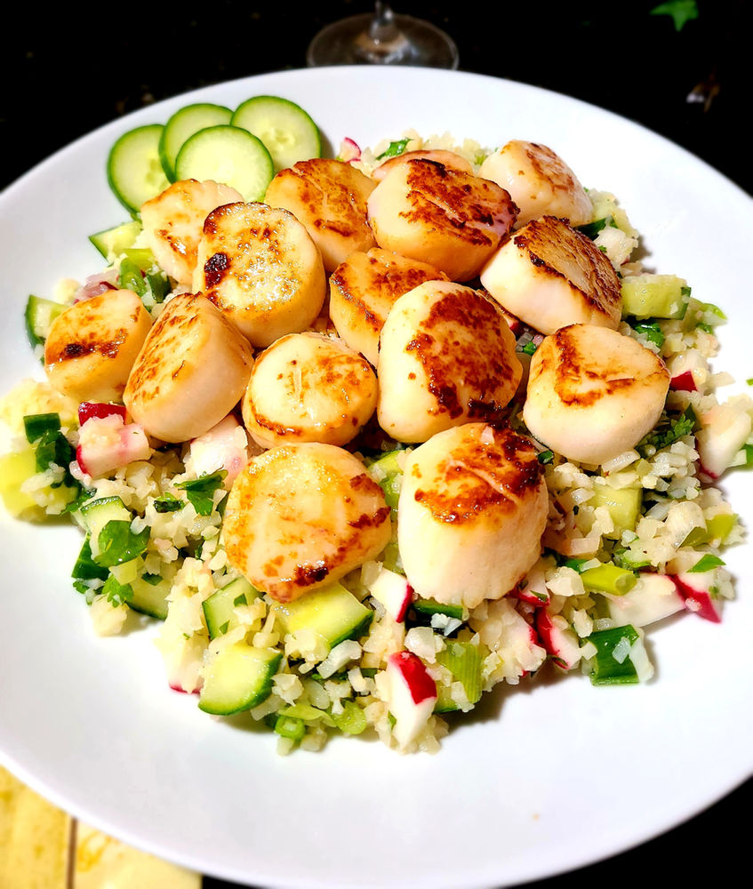 5Minute PanSeared Scallops (Glutenfree, dairyfree, grainfree, soy