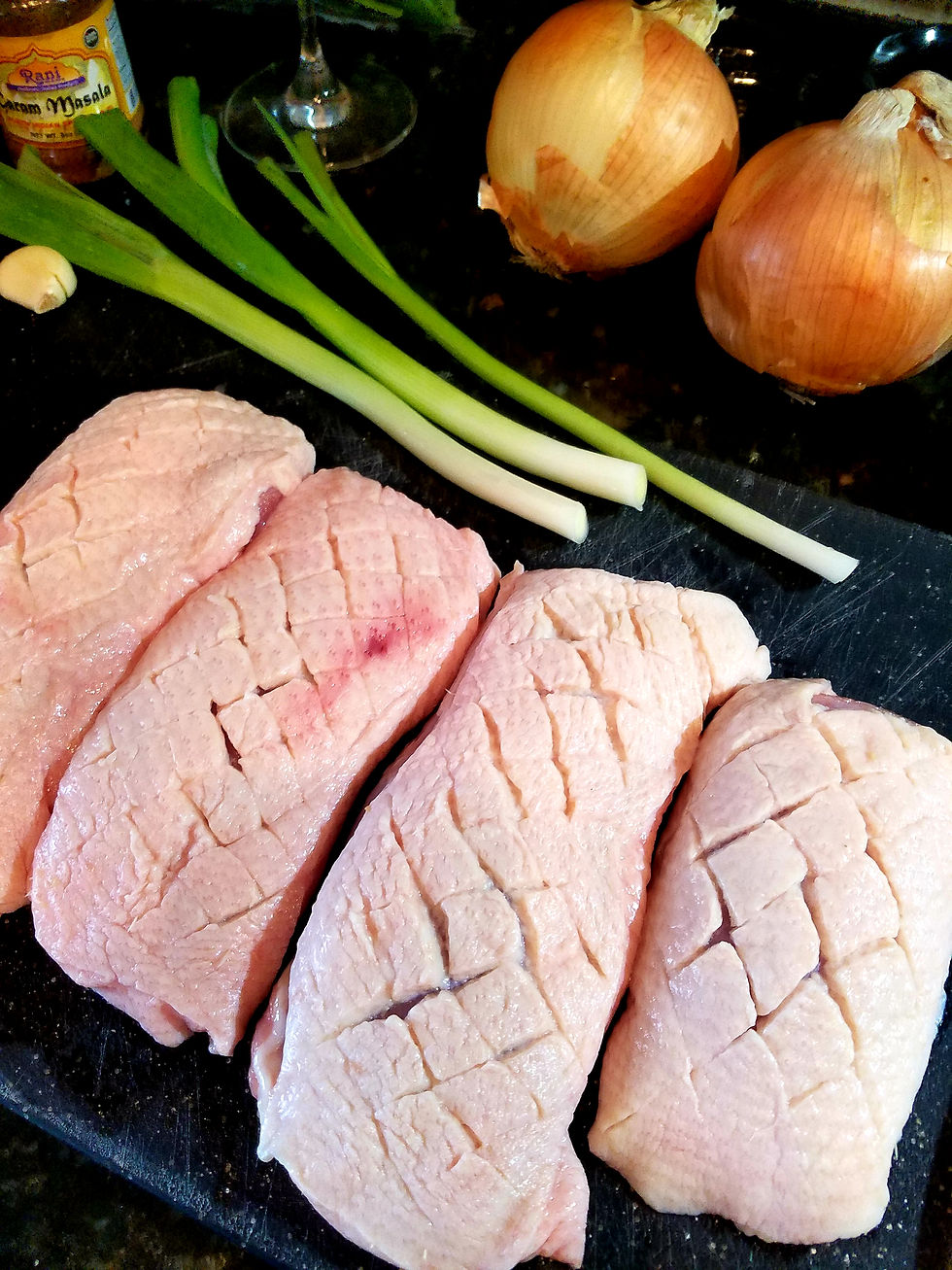 PAN-SEARED DUCK BREASTS