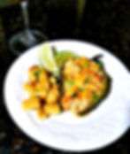 Shrimp-Stuffed Poblano Peppers (Gluten-free, dairy-free, soy-free)