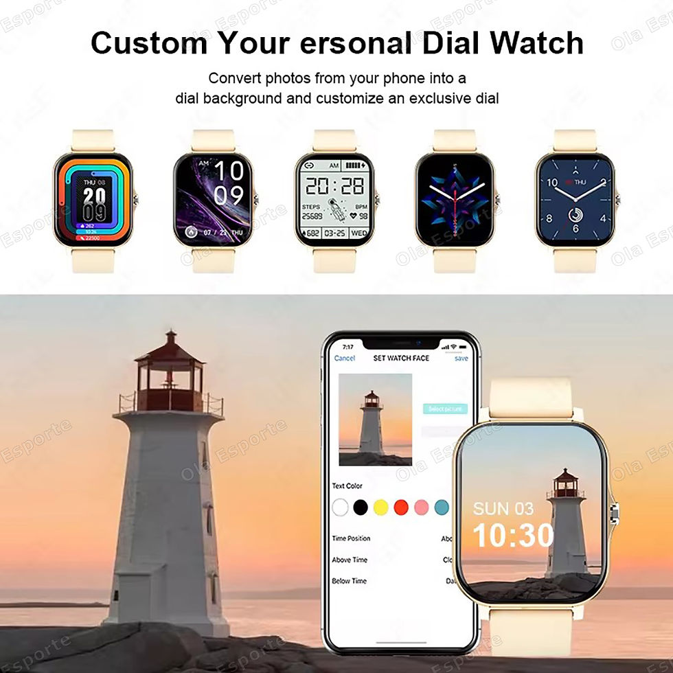Miniatura: 2026 Lançamento 1.83-inch Smartwatch Ligação Notificações SW premium
