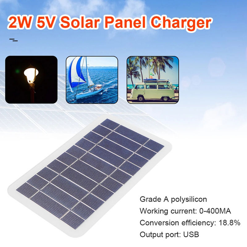 Miniatura: Carregador Painel Solar com USB 5W