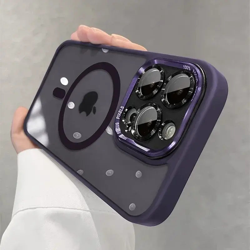 Miniatura: Case Iphone Magnetic com detalhes Metal + Proteção