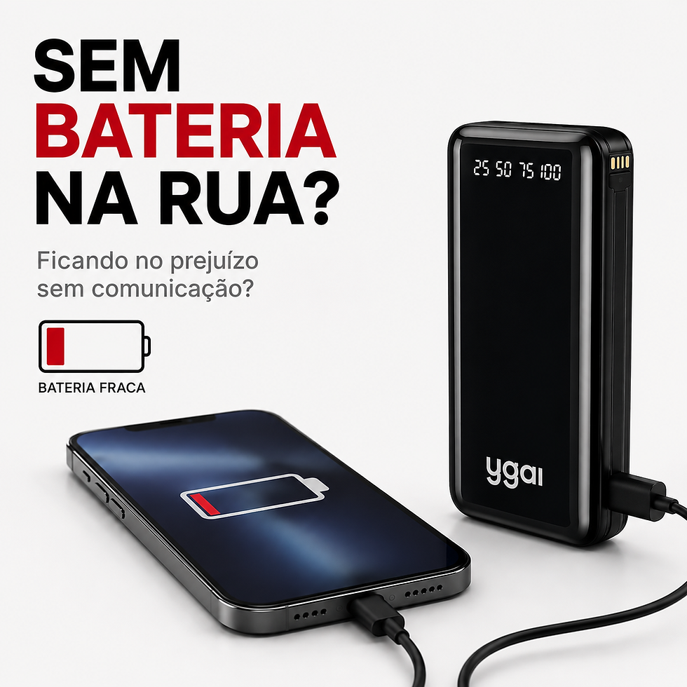 Miniatura: Power Bank 20.000mAh 4 Cabos Carga Rápida - Compre 1 Leve 2 - por tempo limitado