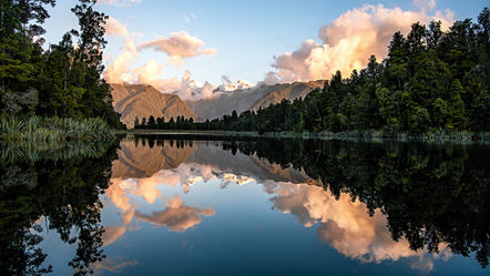 Lago Matheson, Nova Zelândia