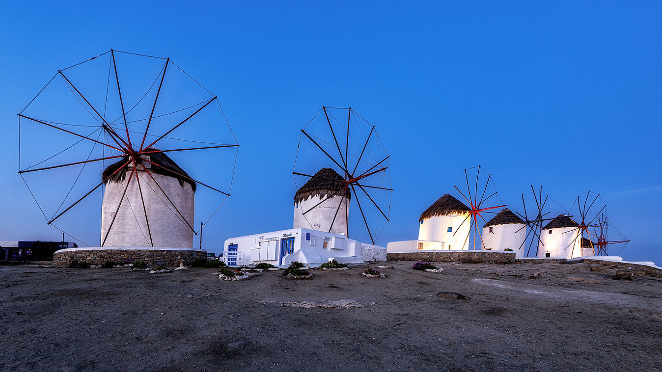 Fotografía de paisaje en la isla de Mykonos, Grecia