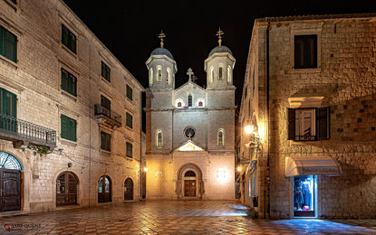 A Igreja de São Nicolau em Kotor, Montenegro