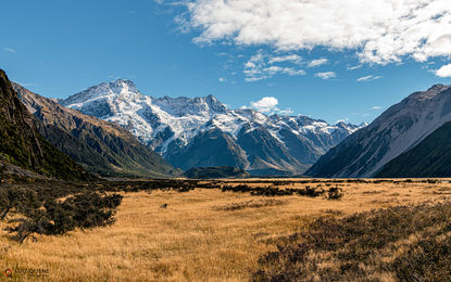 Parque Nacional Aoraki / Monte Cook, Ilha Sul da Nova Zelândia